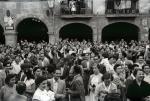 Festa de cloenda a la Plaça Major